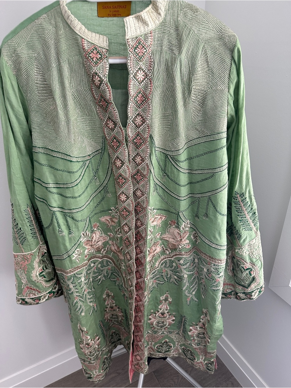 Sana Safinaz Embroidered Jacket & Inner Pakistani Outfit XL